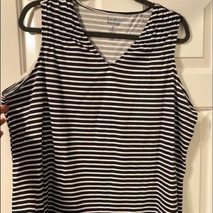 Kohl’s Navy Stripe tank